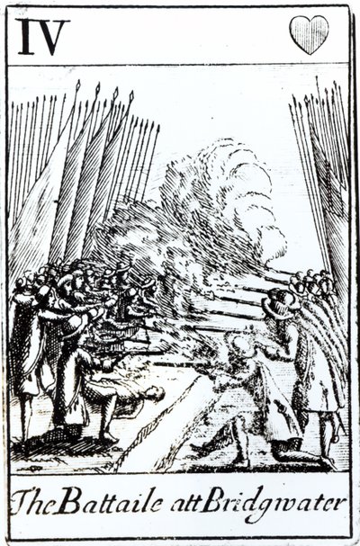 Die Schlacht bei Bridgwater, 6. Juli 1685 von English School